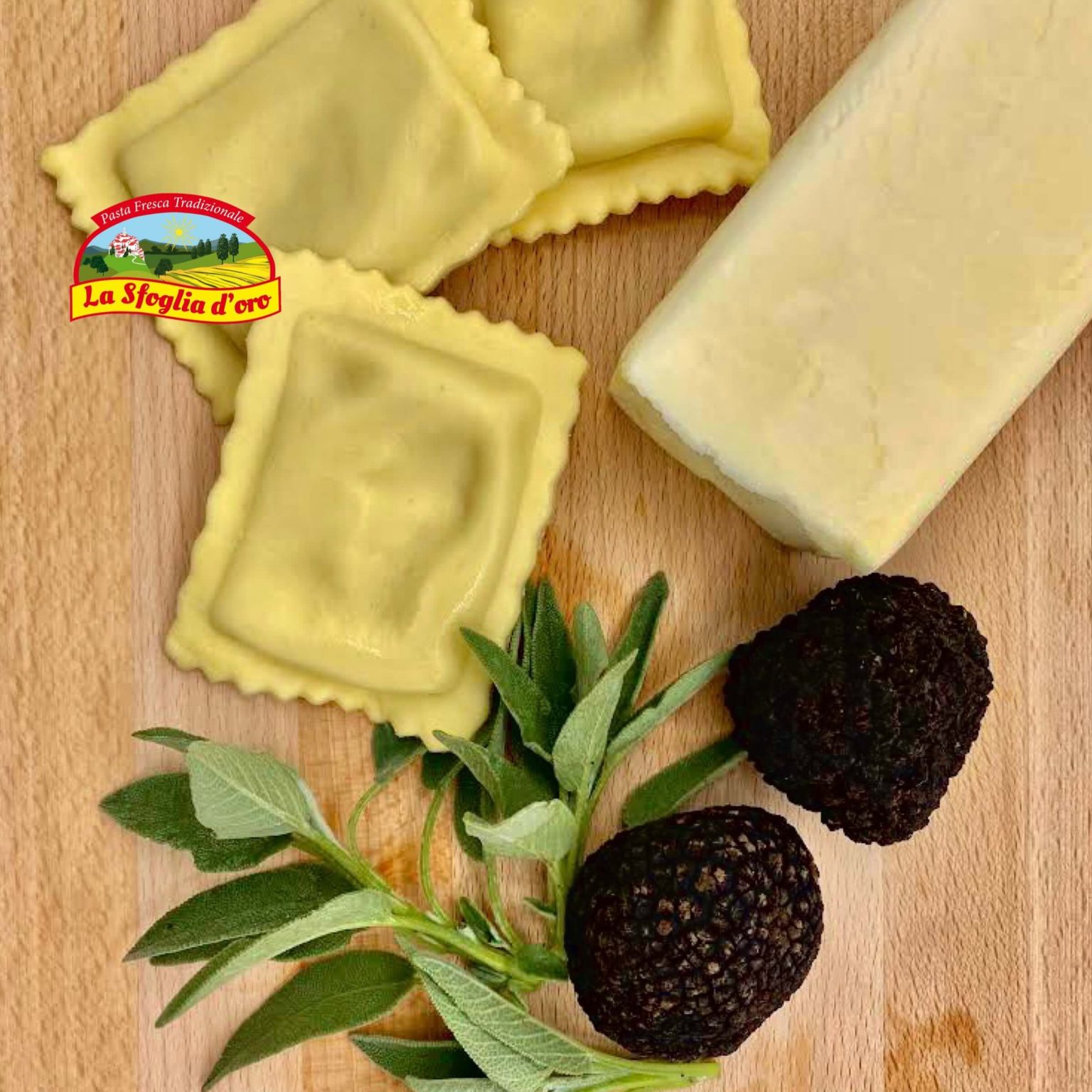 Ravioli Al Tartufo Burro E Salvia Pastificio La Sfoglia D Oro